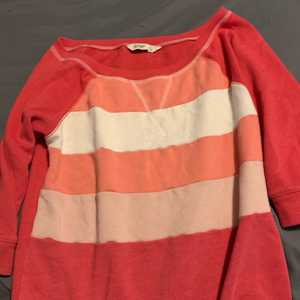 Pink 3/4 length sleeve